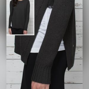 Lululemon Yin To You Wool Sweater Heathered‎ Dark Wren Size 8